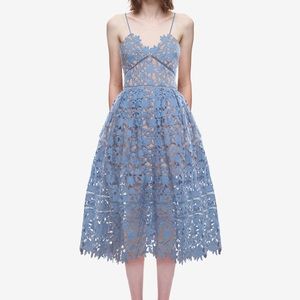 Self Portrait Azaelea lace midi dress